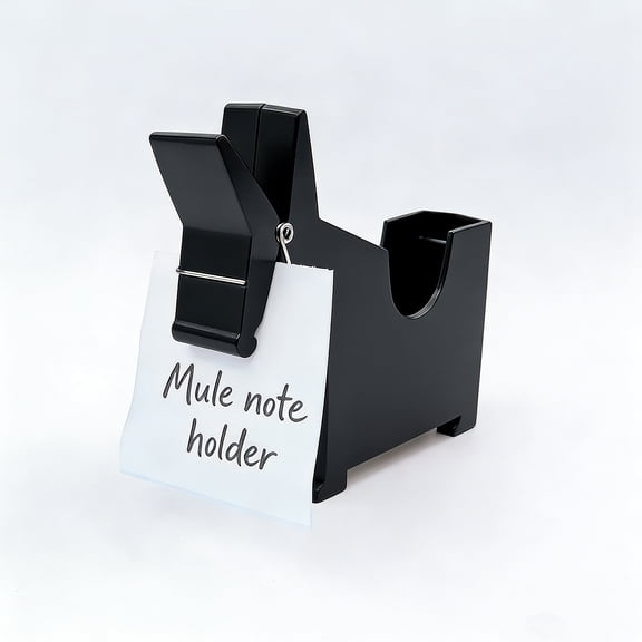 Desktop Memo Note Holder and Stationary Display Stand, Professional ABS Organizer for Office Sticky Notes and Reminders, 15cm Compact Design for Workstation, Pristine Alabaster White