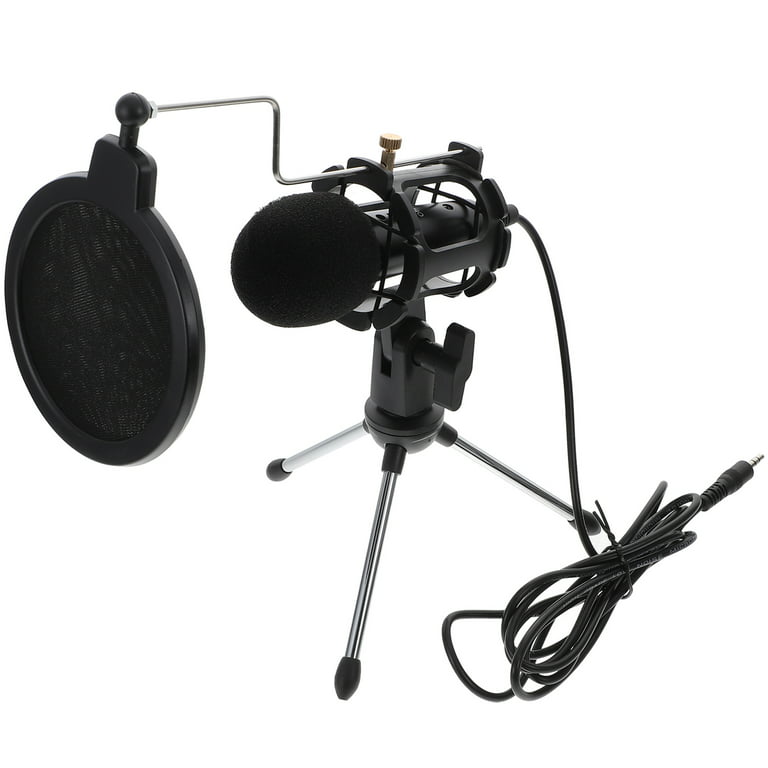 Desktop Mic Mini Mics Live Microphone Studio Equipment Asmr Computer  Microphones for Podcast Kit 