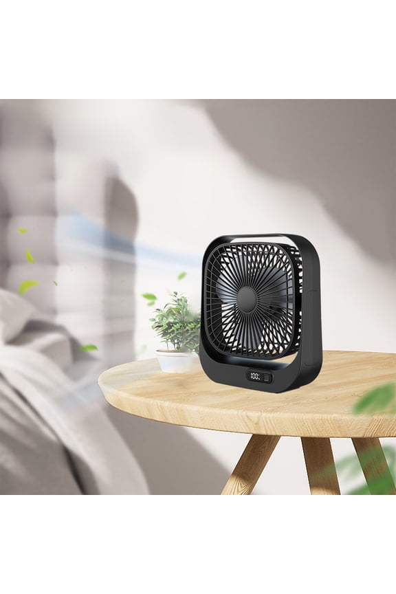 Desktop Mini Desktop Fan Wind Power Fan Home Office Small Fan Charging Plug Circulation Fan, Usupdd Desktop Mini Desktop Fan Wind