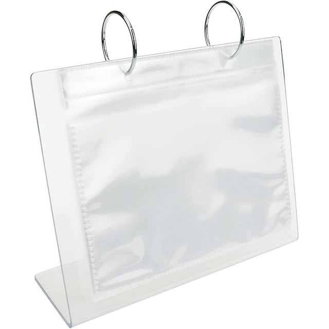 Desktop Mini Photo Album Collection Acrylic Tabletop Flip Calendar