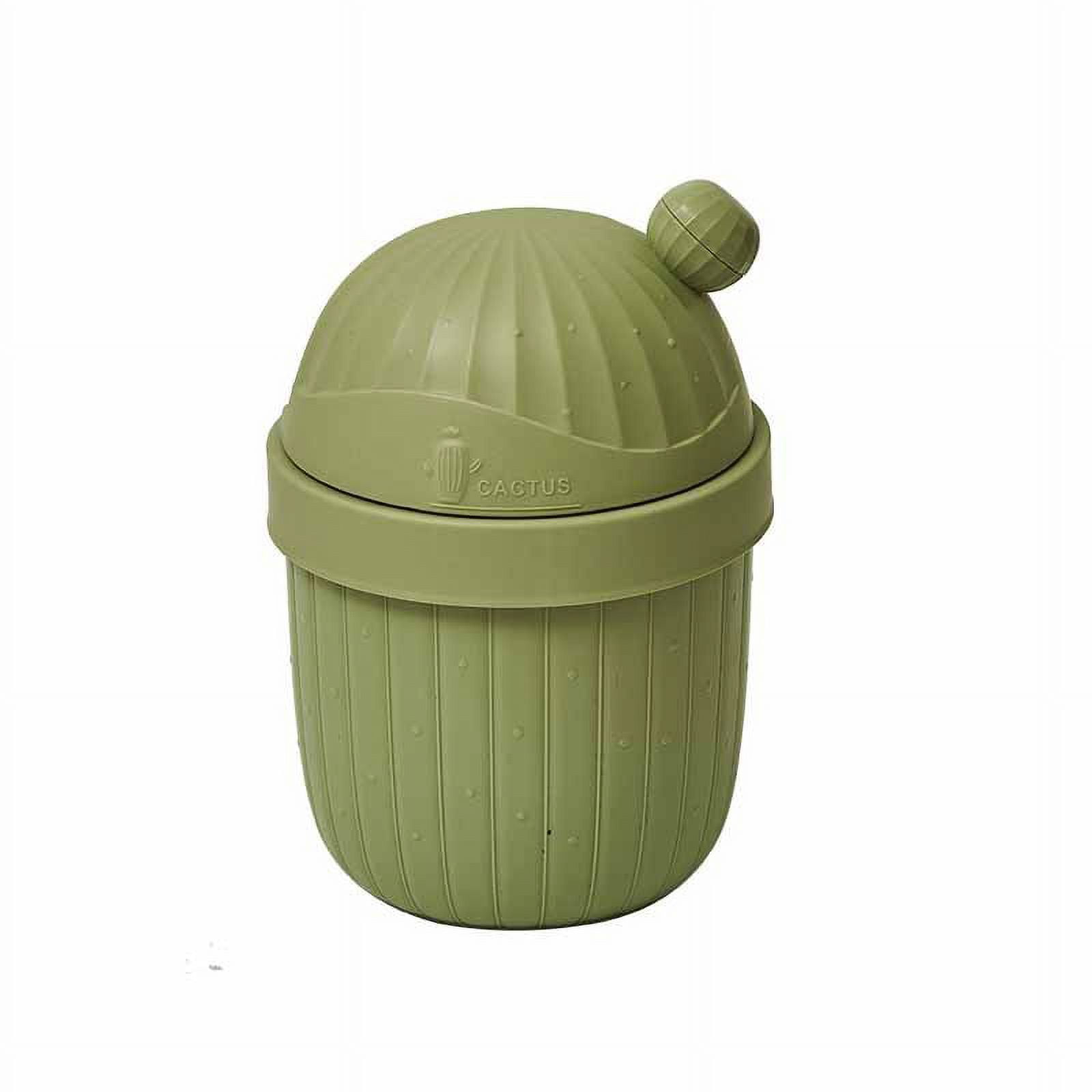 Desktop Mini Trash Bin Office Desktop Paper Bin Plastic Desk Trash Can