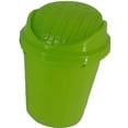 thumbnail image 1 of Desktop Mini Trash Can Rubbish Bin with Swing Lid (GREEN), 1 of 1
