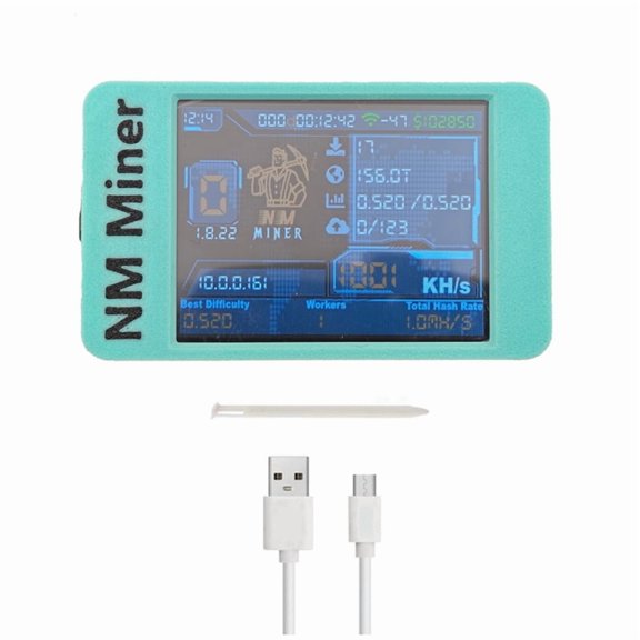 Desktop Mining Kit with 2.8-Inch Smart Display, Case, Data Cable (Random Color) and Stylus