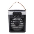thumbnail image 1 of Desktop Misting Fan 400ml / 13.5 oz Portable Essential Oil Aromatherapy Cooling Fan for Bedroom Office Sleek Black Finish Quiet Operations Small Personal Air Conditioner Humidifier, 1 of 9