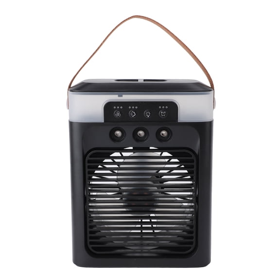 Desktop Misting Fan 400ml / 13.5 oz Portable Essential Oil Aromatherapy Cooling Fan for Bedroom Office Sleek Black Finish Quiet Operations Small Personal Air Conditioner Humidifier