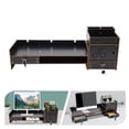 Desktop Monitor Stand with Drawer Adjustable Laptop Riser Monitor Riser ...