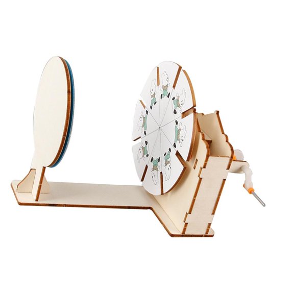 Desktop Optical Animation Teaching Aid with Wooden Manual Viewer