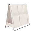 thumbnail image 1 of Desktop Organizer 7-Pocket Storage Rack with Metal Frame, 13.8x12.6x6.7 Inches, for Office Desk Study Bedroom Entryway, 1 of 6