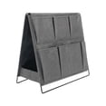 thumbnail image 1 of Desktop Organizer 7-Pocket Storage Rack with Metal Frame, 13.8x12.6x6.7 Inches, for Office Desk Study Bedroom Entryway, 1 of 6
