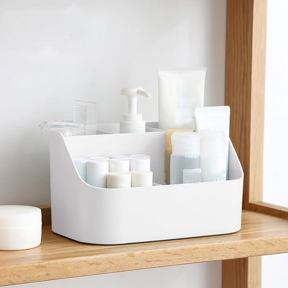 Desktop Organizer Box, Removable Compartments Storage, Multifunctional Tidy Solution, for Office and Home Use