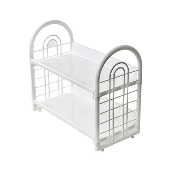 Desktop Organizer Desktop Organizer 2-Tier Storage Rack for Kitchen, Bathroom, Office, or Dorm Use, Multi-Purpose Shelf for Spices, Cosmetics, Stationery, and Display Storage Rack