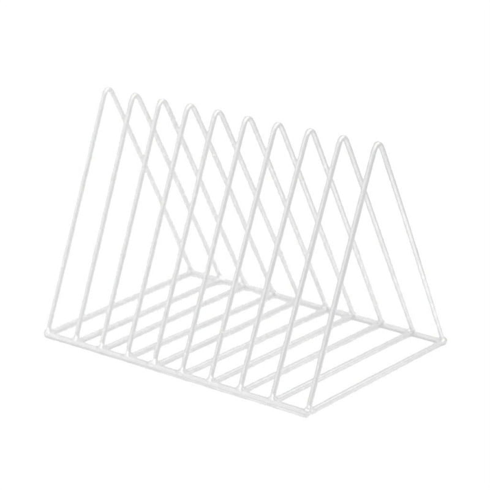 Desktop Organizer, Magazine File Rack Book Record Triangle File Divider,Office Desk Supplies