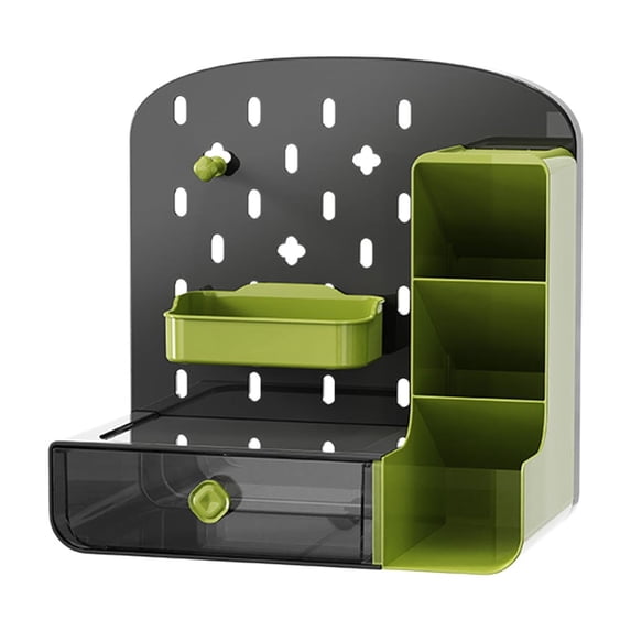Desktop Organizer Multi-Function Desk Storage Rack with Drawers for Office Study Supplies