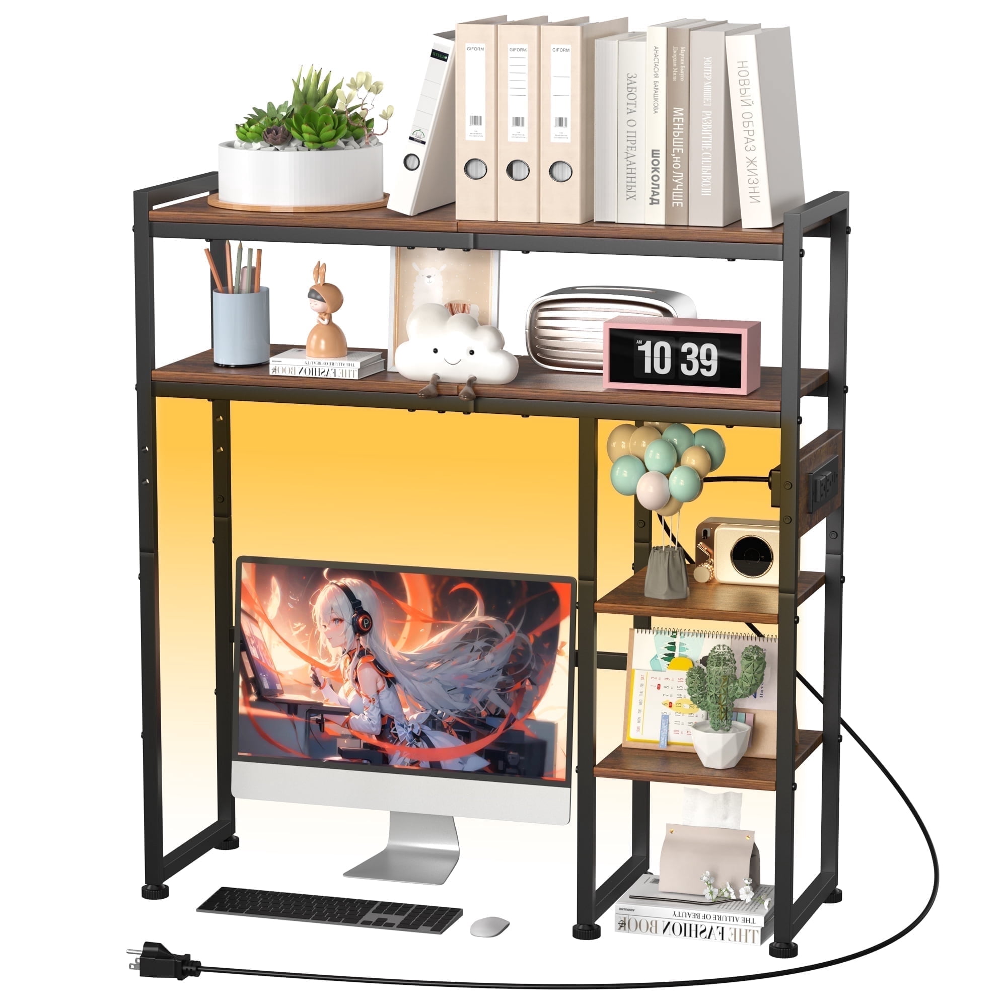 Office Desktop Rack Desktop Organizer Shelf, 30