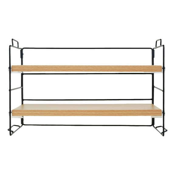 Desktop Organizer Shelf Height Adjustable Desktop Shelf Stand Stackable Desk Shelf Organizer Stable Desktop Organization Shelf Multifunctional Desk Display Shelf for Home Office