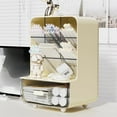 thumbnail image 1 of Desktop Organizer, Slanted Stationery Holder, Multi-Tier Storage Rack, for Office Desk and Home Study, Keeps Supplies Neat, 1 of 6