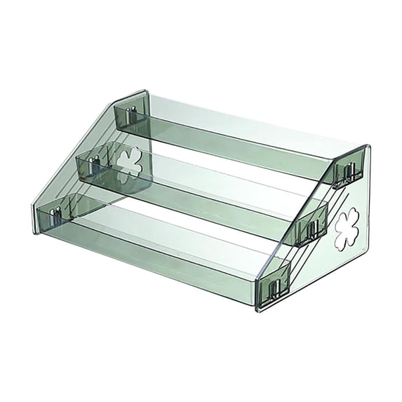 Desktop Organizer with Multiple Compartments - Elegant PET Storage Shelf for Desk Clutter, Space-Saving Design for Office