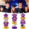 thumbnail image 1 of Desktop Ornament,9Pcs Prom Night Honeycomb Centerpieces Prom 2025 Table Decorations Congrats Class Of 2025 Graduation Decorations For High School College Graduation Celebration Prom, 1 of 5