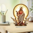 thumbnail image 1 of Desktop Ornament Acrylic Tabletop 2D & Wall/Desktop Decorations for Home Or Seasonal - Easter Theme with and on Clear Acrylic, 1 of 8