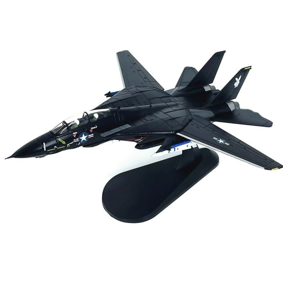 Desktop Ornament American F14 Tomcat Alloy Fighter VX-4 Model Airplane, 19.3cm Long