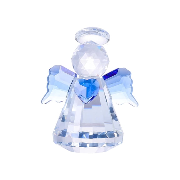 Desktop Ornament Angel Collectible Figurines 268 Inch Art Heart Angel Statues for Holiday Decorative Display
