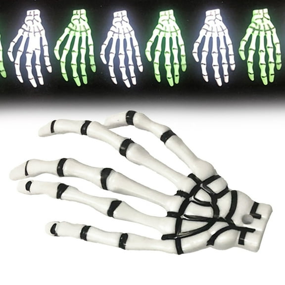 Desktop Ornament,Bone Hand Halloween Decoration Supplies Props Skeleton Trick Glow In The Dark Fingers Skeleton Hand. Fashion Skeleton Hand Bone Skeleton