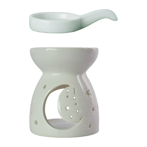 Desktop Ornament Ceramic Tea Light Candle Holder Oil Burner Wax Melt Burner Incense Aroma Diffuser Home Decor, Home Decoration Desktop Ornament