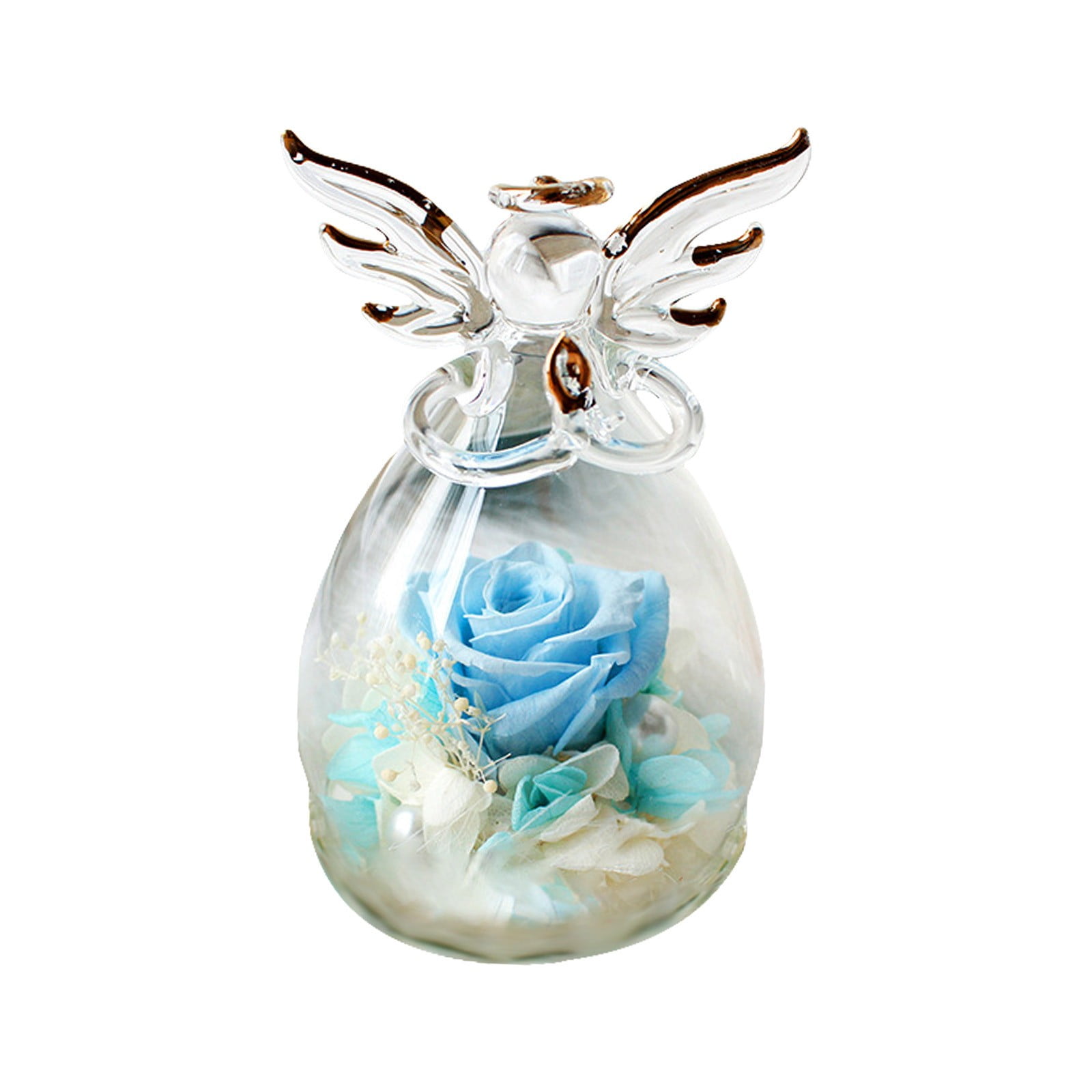 Desktop Ornament Clearance Ncandy Desktop Ornament Foreign Trade Angel Eternal Flower Rose