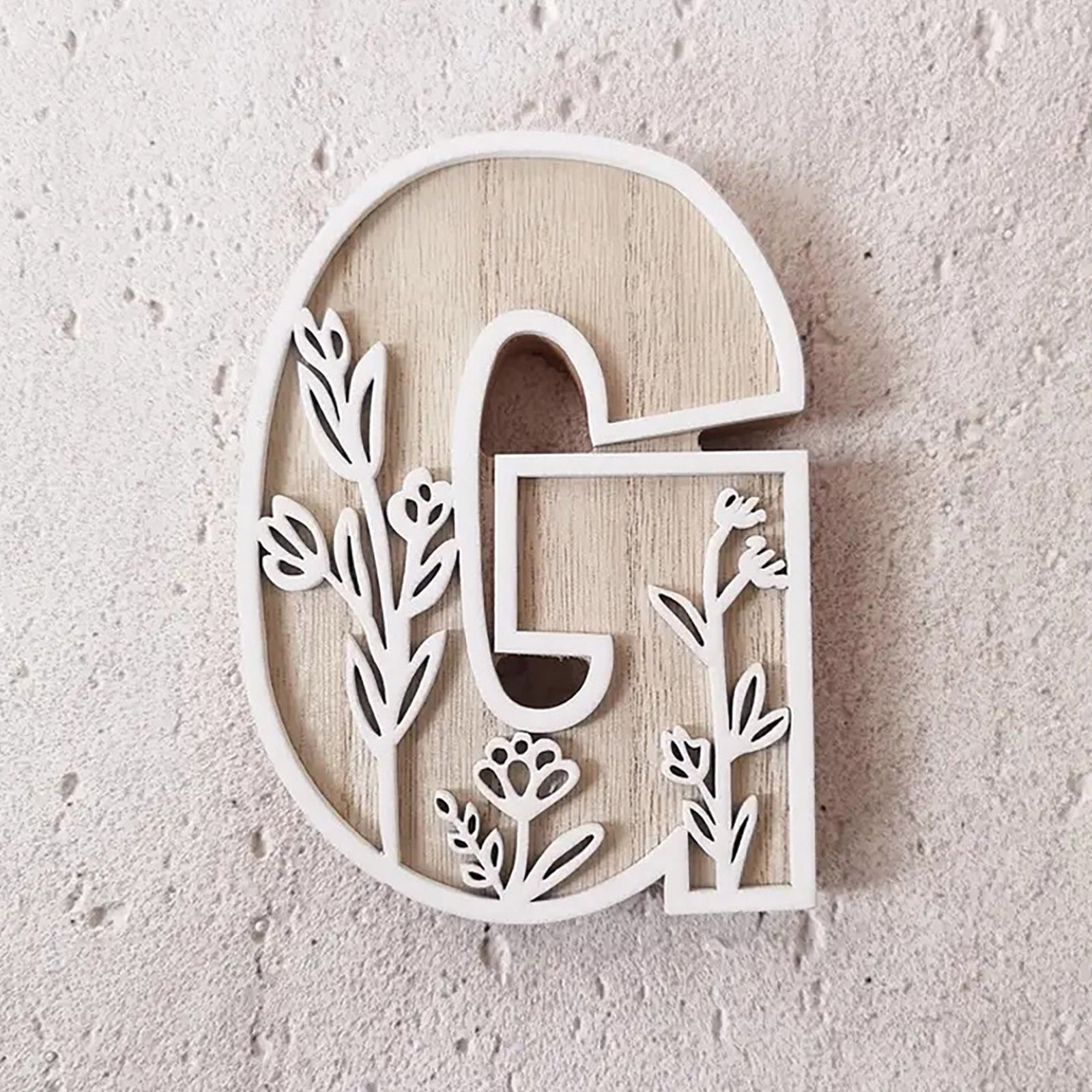 Room 6 Lettering Desktop Ornament for Craft Projects Wooden Letters for Walls and Home ...