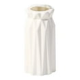 thumbnail image 1 of Desktop Ornament - Desktop Dress Up Clearance! FNGZ Plastic Vase F, Shatterproof Vase Imitation Ceramic Flower Pot Plastic Vases for Decoration Milky White Home Decor, 1 of 7