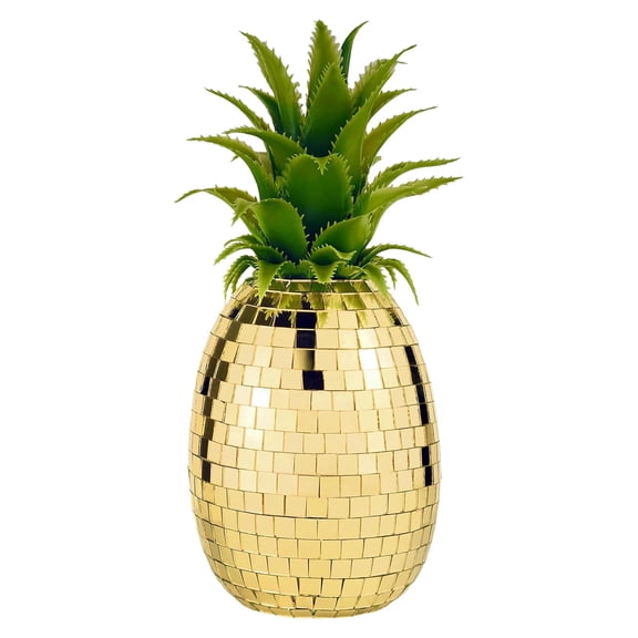 Desktop Ornament Disco Pineapple Reflective Gold Party Table Wedding Decoration Design for Bar Celebrations