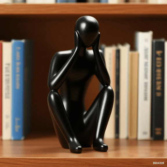 Desktop Ornament For Home Modern Resin Figurine For Living Room And Bedroom Thoughtful Design Inspires Focus And