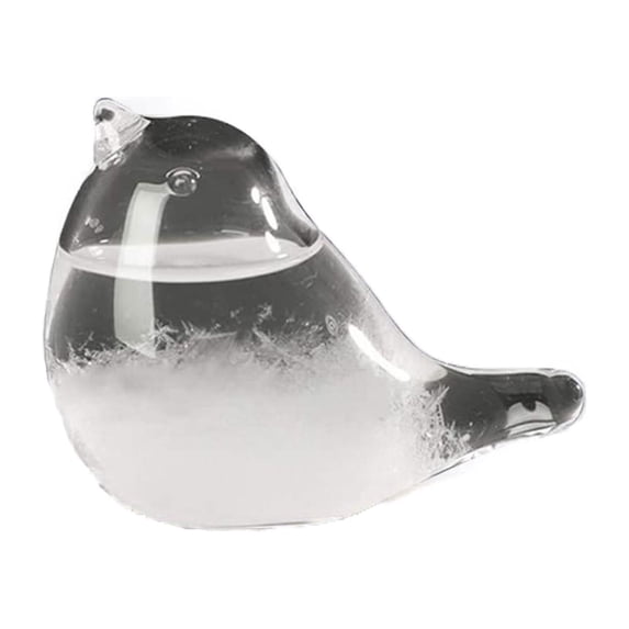 Desktop Ornament Glass Forecaster Weather Liquid Barometer for Desktop Home Use Elegant Glass Weather Instrument for and