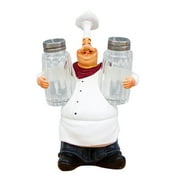 Desktop Ornament Italian Chef Figurines Kitchen Collectible Chef Statue With Chalkboard for Counter Top Display Enhancing Home
