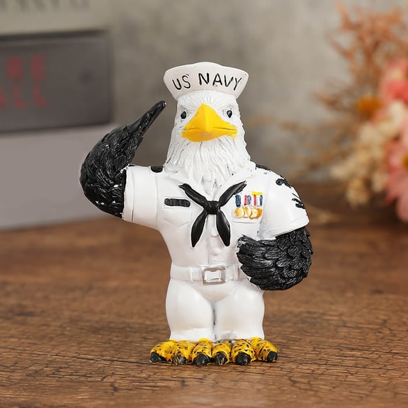 Desktop Ornament Officer Resin Sculpture Decorative Figurine for Home Memorabilia Collectible