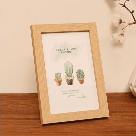 Desktop Ornament,Picture Frames 6x8 Inch Wooden Photo Frames Tabletop Or Wall Display Decoration For Photos Paintings Posters