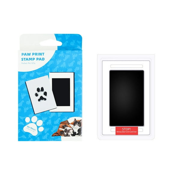Desktop Ornament Print Ink Pad Dog Nose Print Kit Cat Print Stamp Easy Clean Up Pawprint Keepsake Impression Kit for