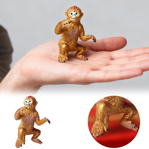 Desktop Ornament Realistic Hand Figurine Educational Golden For Boys And Girls