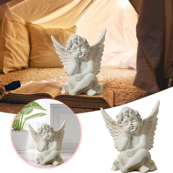 Desktop Ornament Resin Roman Columns Candlesticks Angel Ornaments Sculptures for Display Windows Model Rooms and Shooting Props
