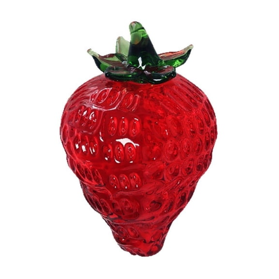 Desktop Ornament for Desk Decoration with Strawberry Design Elegant Compact and Illuminating Desk Accessory for Everyday Energy