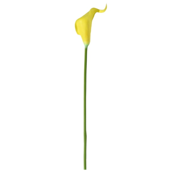 Colorful Calla Lily Artificial Flowers, PU Real Touch Silk Flower Bouquet for Wedding Table Centerpiece Home Decoration,Artificial Calla LilyWhite Real Flowers,For Centerpieces Decorations(13.78")