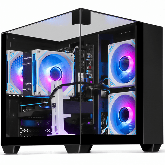 WIWB Gaming PC, Ryzen 5 5500, RX 6500 XT 4GB, 16GB DDR4, 1TB SSD, WiFi 6, 1080p Esports