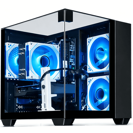 WIWB Gaming PC, Ryzen 5 5500, RX 6500 XT 4GB, 16GB DDR4, 1TB SSD, WiFi 6, 1080p Esports