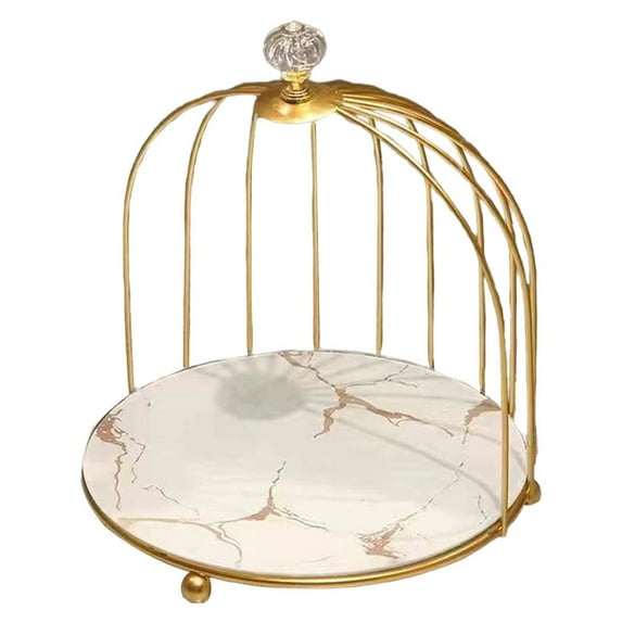 Desktop Perfume Organizer Cake Cupcakes Serving Holder Makeup Jewelry Rings Display Stand Bathroom Living Room Storage Rack And Shelf , White 1 Tier -