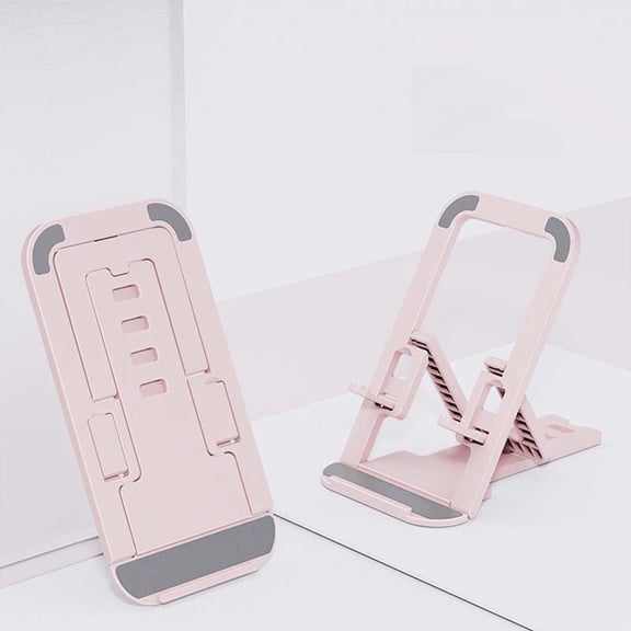 Desktop Phone Stand Foldable Card Style Adjustable Holder for Desk Office Home School