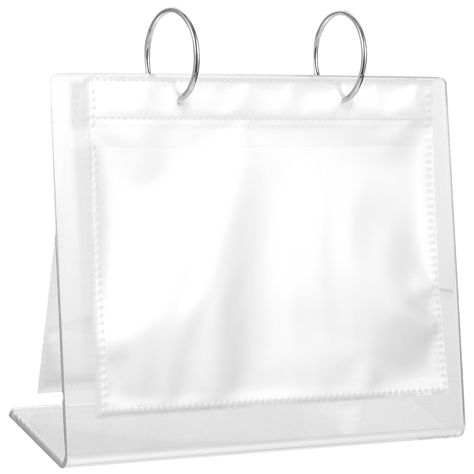 Eease 4x6 Photo Album Acrylic Tabletop Flip Frame for Home Office