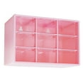 Desktop Plastic Organizer,Drawer Storage Box with 9 Mini Drawers,Drawer