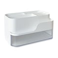 thumbnail image 1 of Desktop Plastic Storage Box, Drawer Organizer for Cosmetics and Stationery, Dorm Room Desk Tray with Multiple Compartments for Tidy Countertop, Bathroom, and Office Organization, 1 of 6