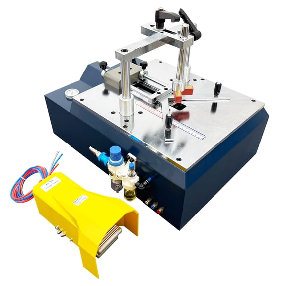 Desktop Pneumatic Picture Frame Nail Angle Machine 7/10/12/15 Adjustable