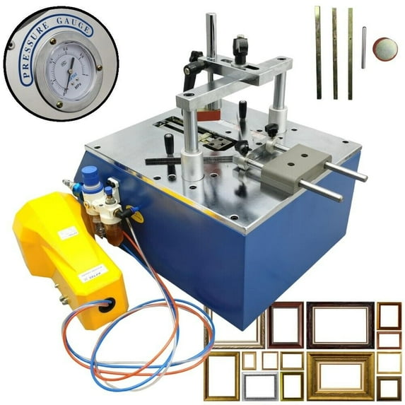 Desktop Pneumatic Picture Frame Nail Angle Machine Picture Frame Splicing Machine